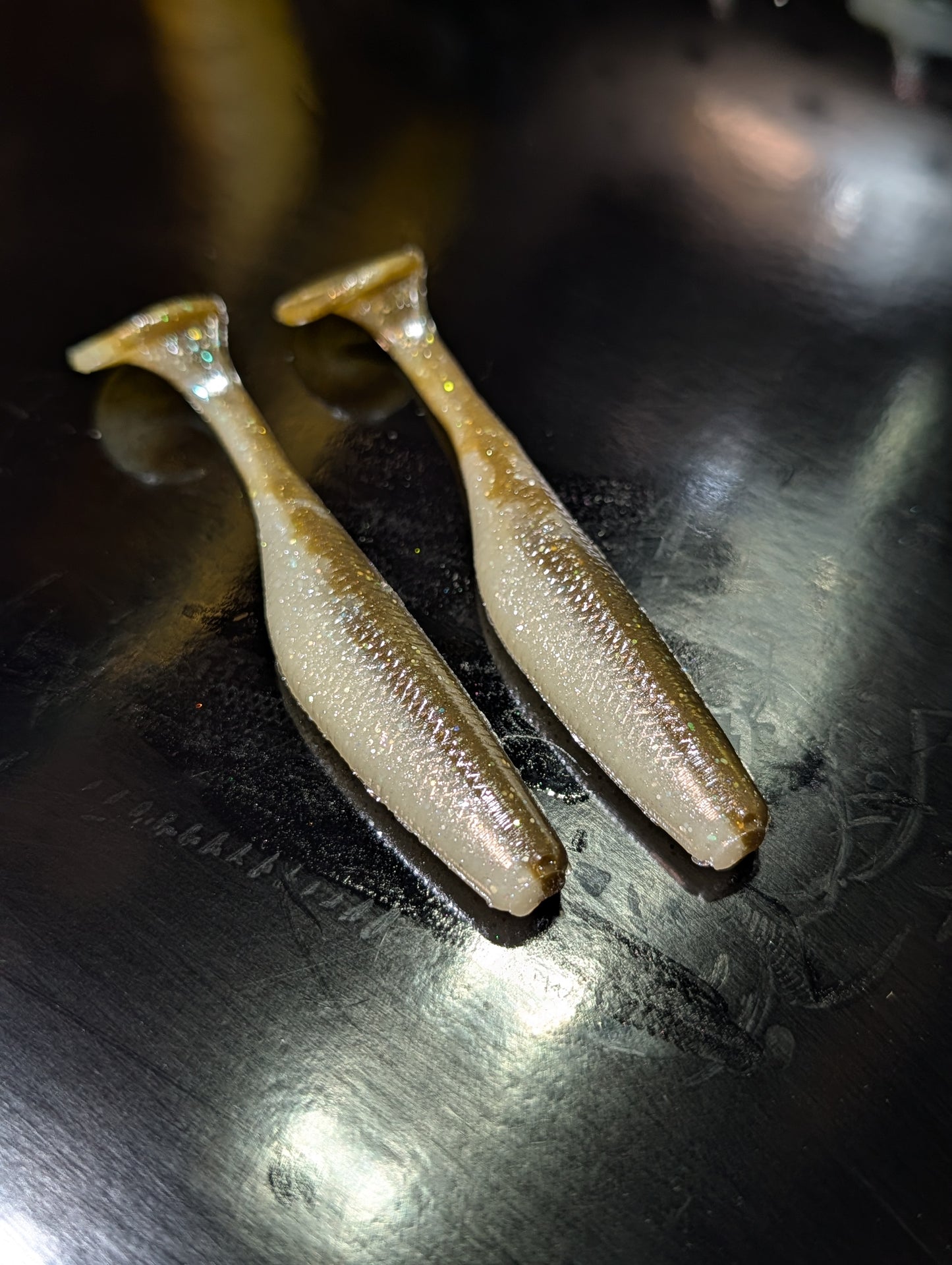 (2 Pack) 3.8" Blunt Smoke Swimbaits