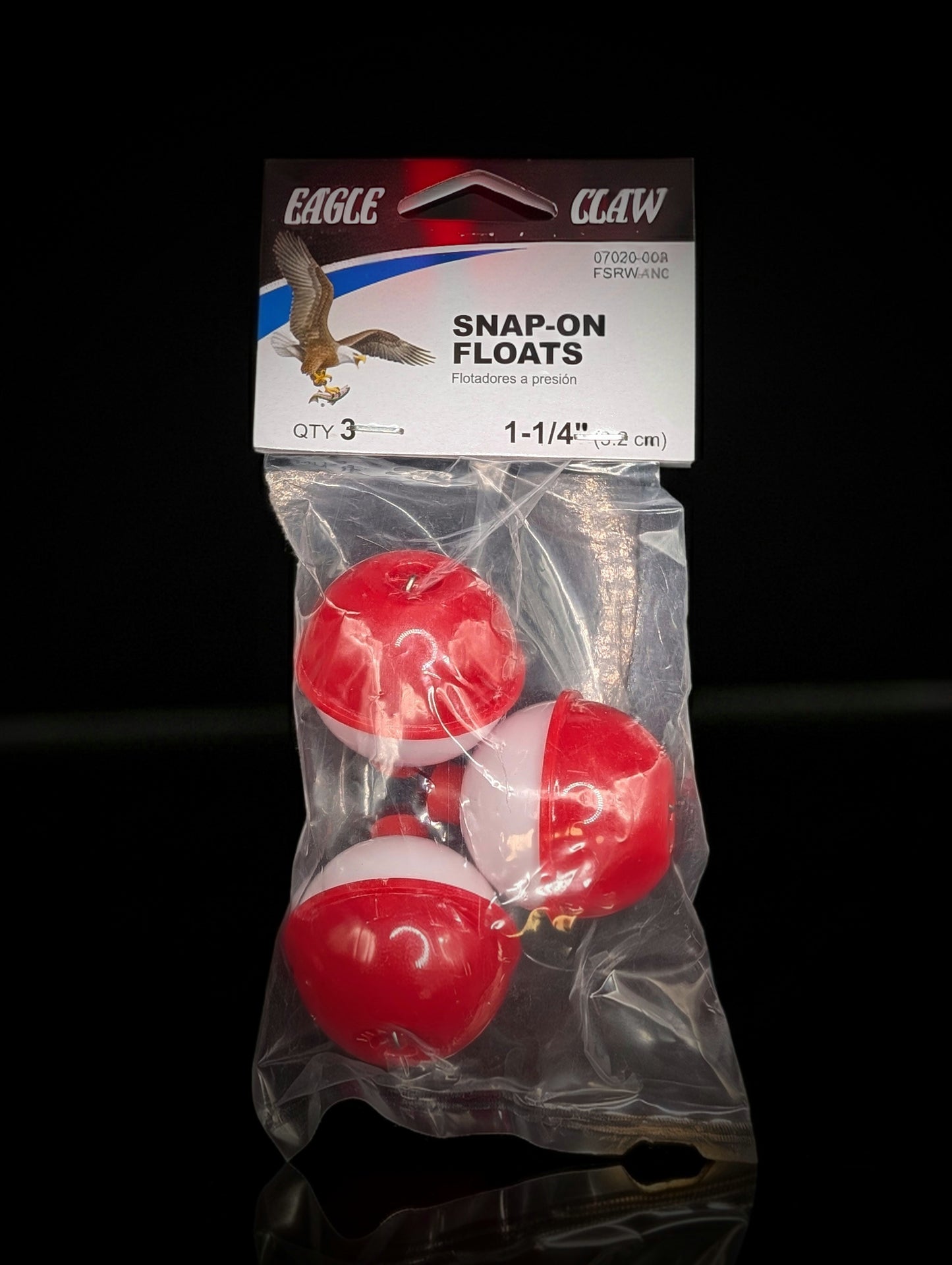 Eagle Claw® Snap-On Floats – 1-1/4 in (3.2 cm), 3-Pack