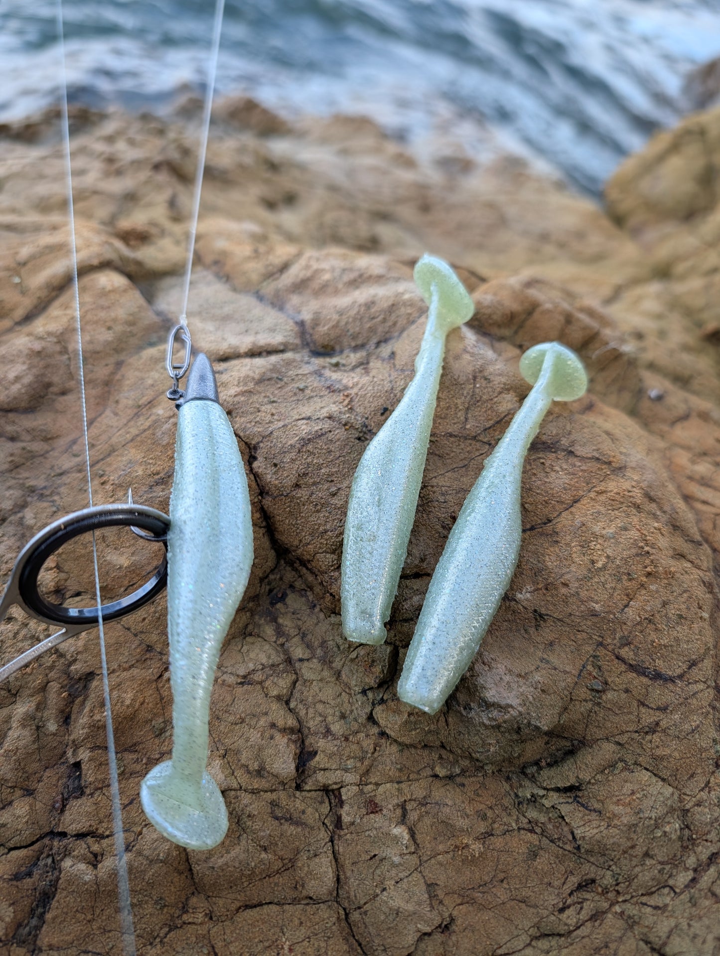 (8 Pack) Green Lantern 3.8" Swimbaits