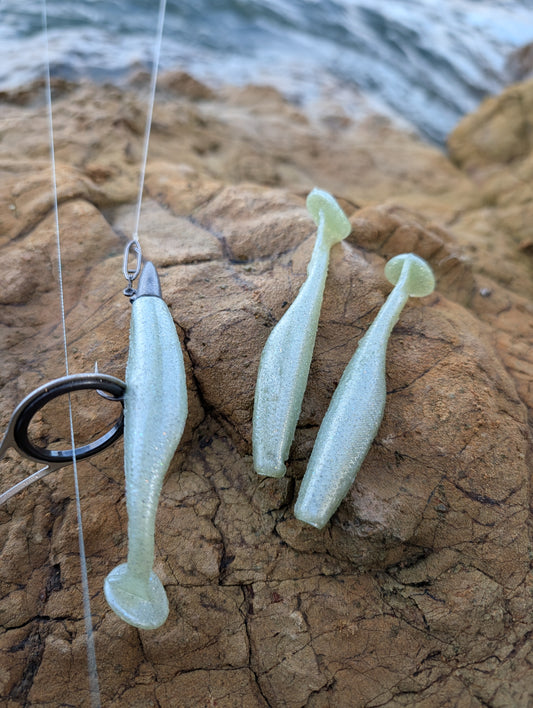 (8 Pack) Green Lantern 3.8" Swimbaits