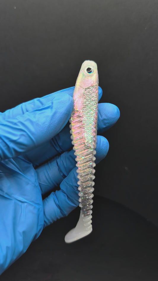 4.2” Frisco Shiner – Holographic (Hollow Tip Series) | 4-Pack