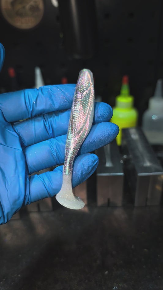 T800-White Holographic (6-Pack) 3.8"