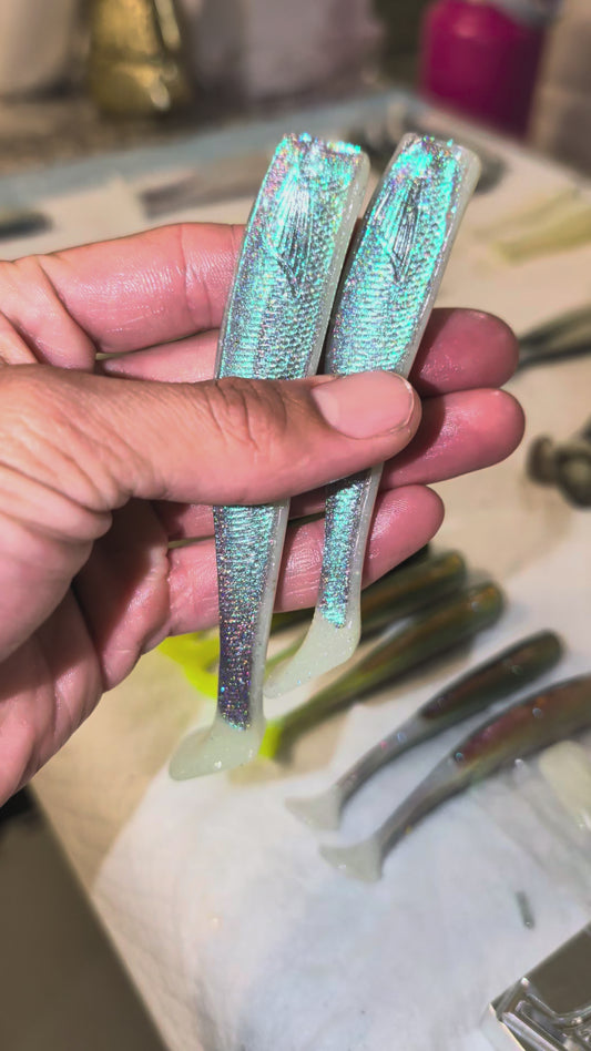 Space Bait – 5” JackHammer Holographic Swimbait (2-Pack)