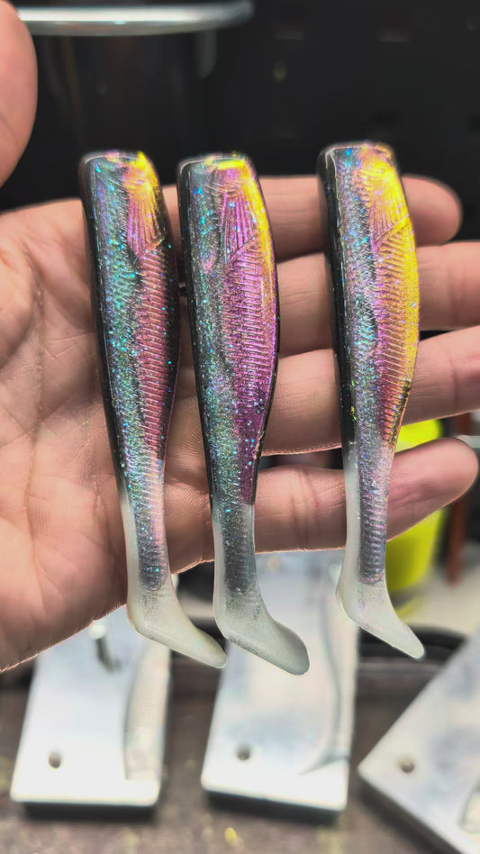 Solar Candy Holographic 4" JackHammer Swimbait (2 Pack)