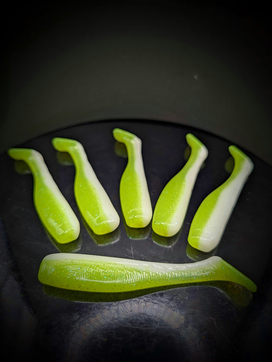 Rage Bait (6Pack) 4” JackHammer Paddletail Swimbait