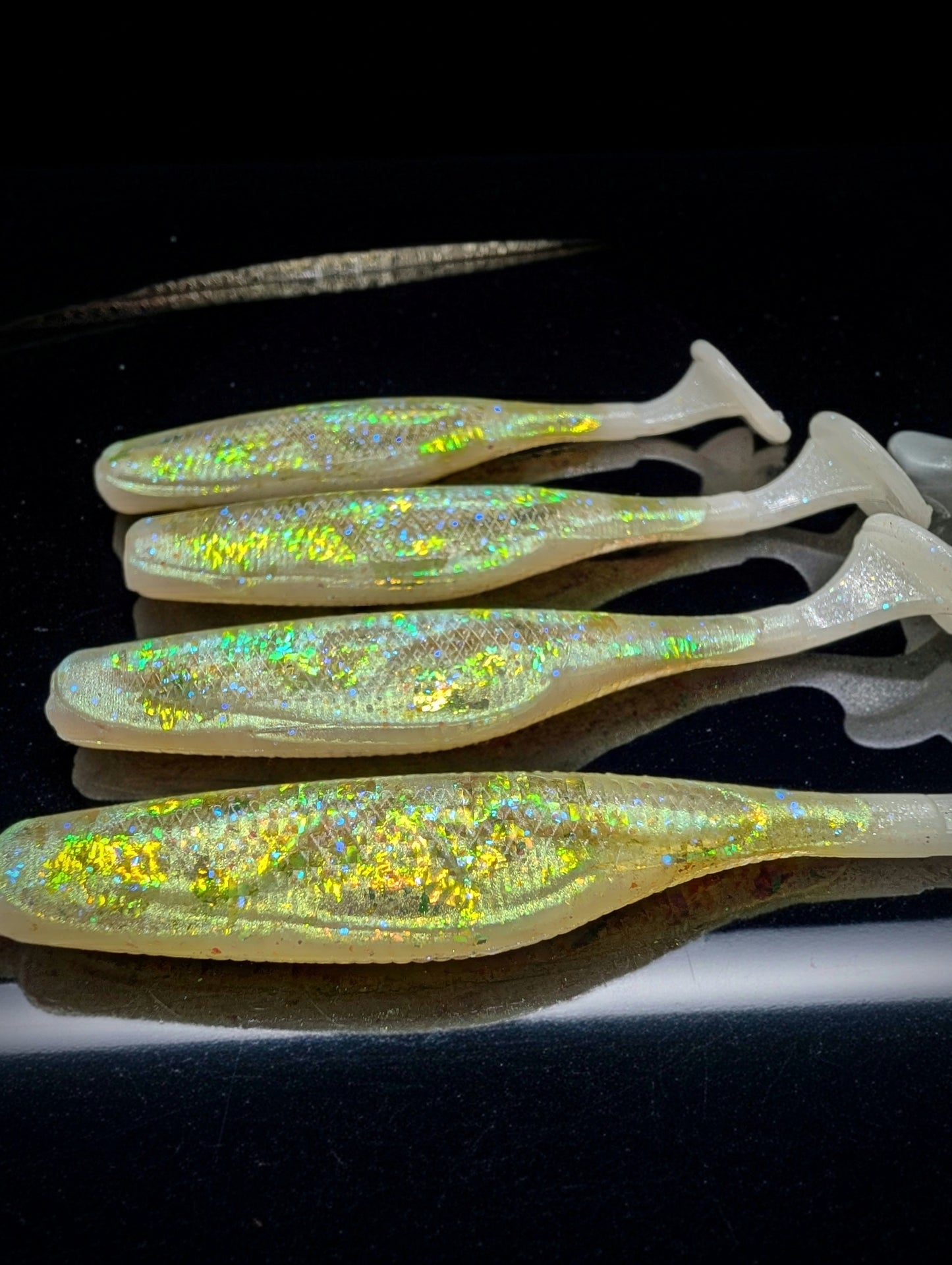 White Gold – 3.8” Classic Swimbait (6-Pack)