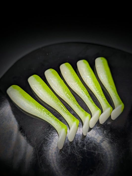 Rage Bait (6Pack) 4” JackHammer Paddletail Swimbait