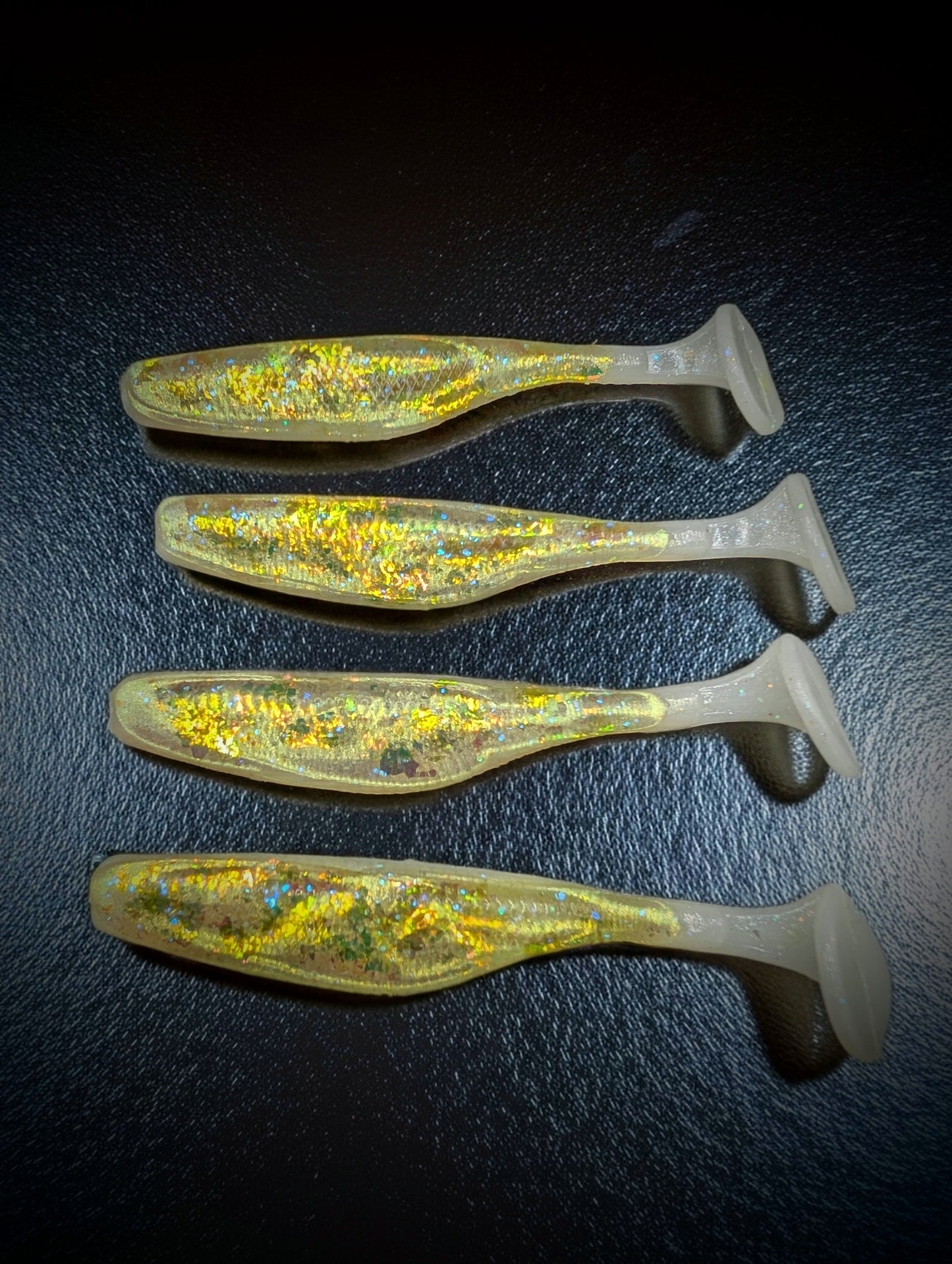 White Gold – 3.8” Classic Swimbait (6-Pack)