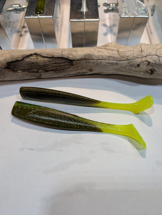 5" Green Flash – Chartreuse Tail (2 Pack)