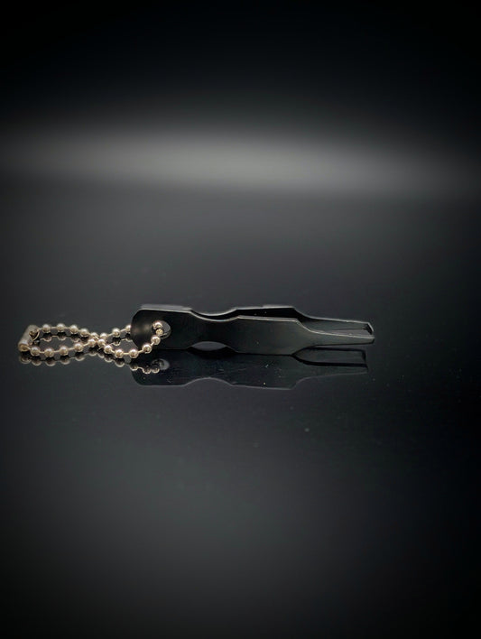Split Ring Opener Tool – Black Stainless Steel