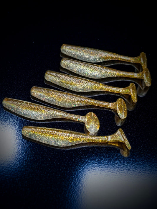 (6Pack) 3.8 " Stogies - Paddletail Swimbaits