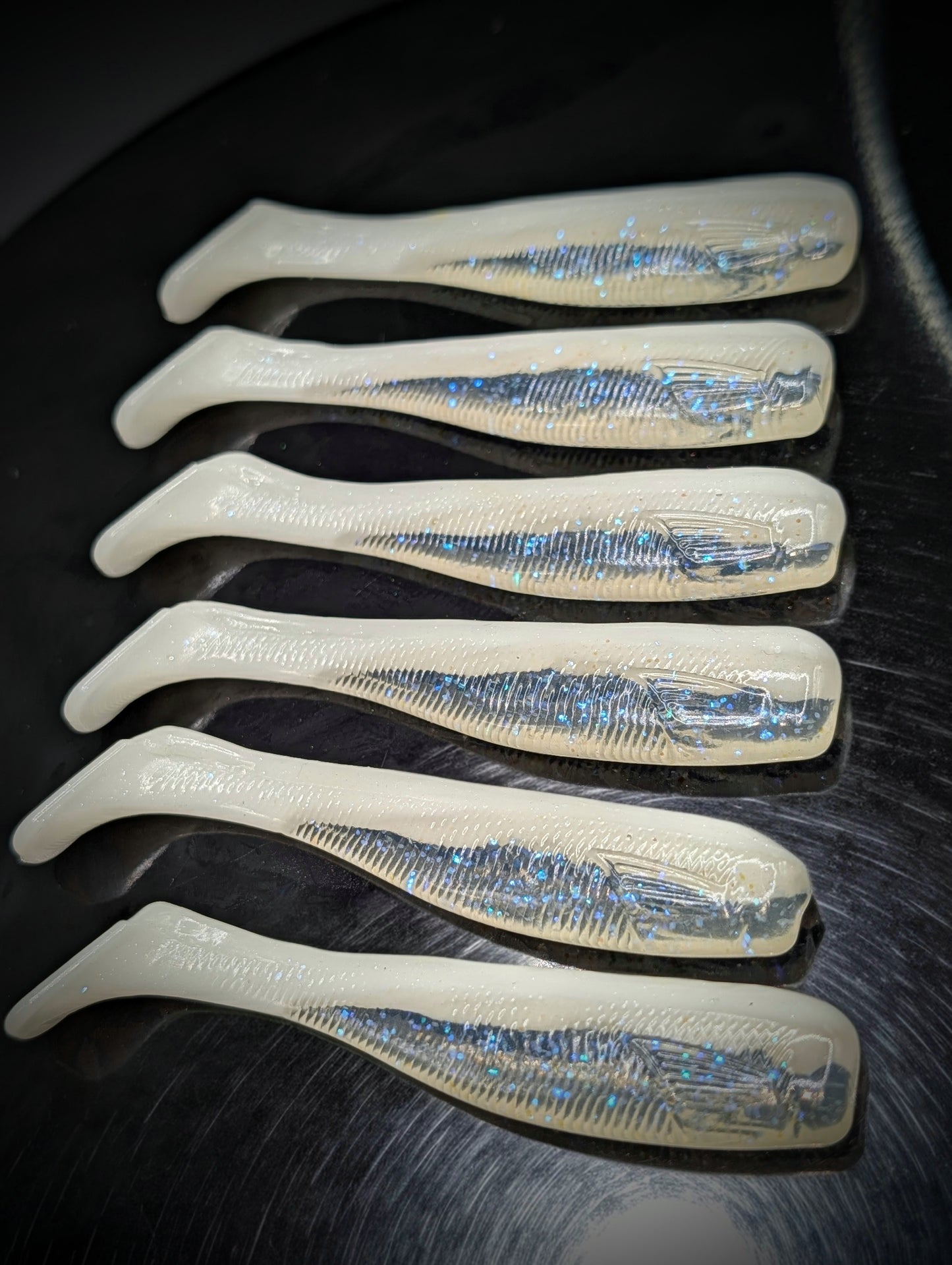 Hologram (6 Pack) – 4” Jackhammer Style Paddletail Swimbait