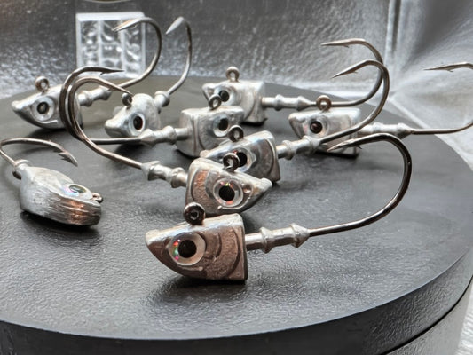 1/3 oz Custom-Finished Jig Heads – (2 Pack)